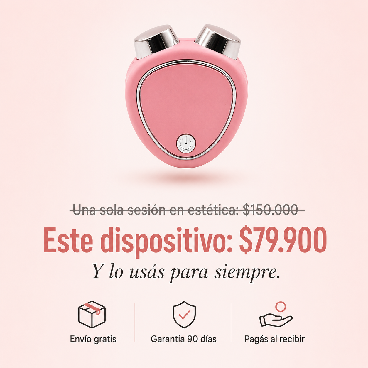 Masajeador Facial Eléctrico · Lifting & Firmeza